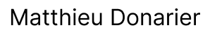 Matthieu Donarier